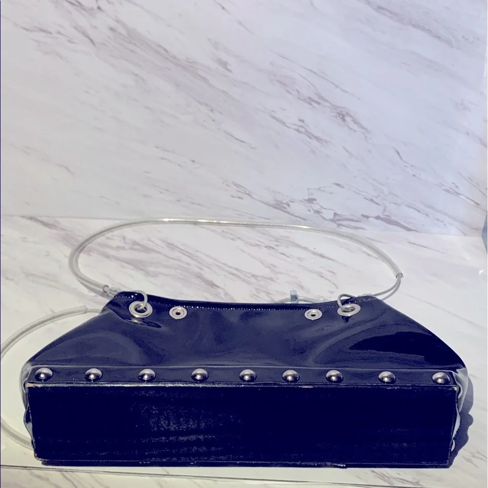 Hardware by Renee black patent shoulder bag - Picture 2 of 5